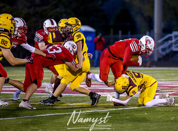 Centennial vs Forest Lake JV Varsity Football Game 084