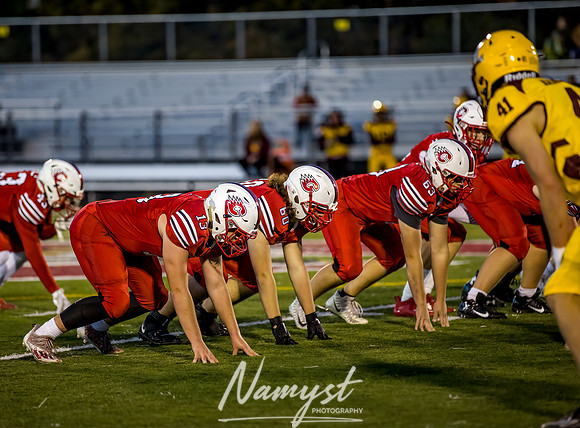 Centennial vs Forest Lake JV Varsity Football Game 089