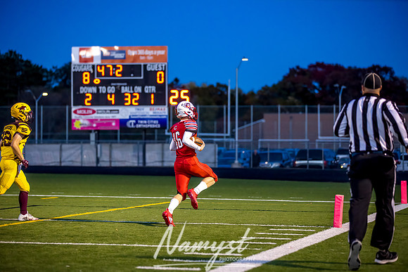 Centennial vs Forest Lake JV Varsity Football Game 095