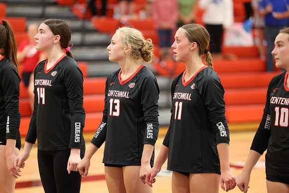 Centennial vs Cambridge-Isanti Girls Varsity Volleyball 14