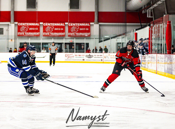 Centennial vs St. Thomas Academy Varsity Hockey 130