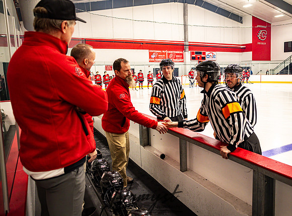 Centennial vs St. Thomas Academy Varsity Hockey 18