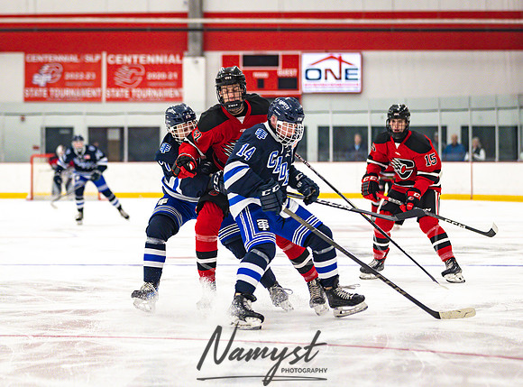 Centennial vs St. Thomas Academy Varsity Hockey 66
