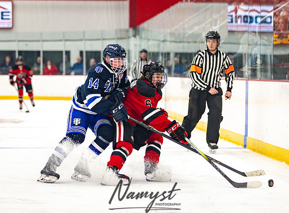 Centennial vs St. Thomas Academy Varsity Hockey 93