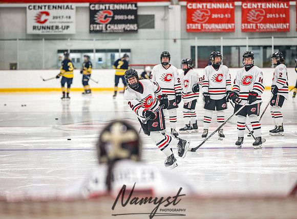 Centennial vs Wayzata JV Hockey 9