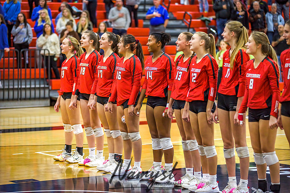 Centennial vs Cambridge Isanti Girls Varsity Volleyball 017