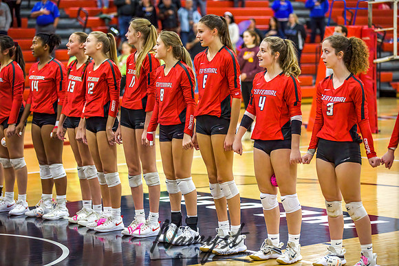Centennial vs Cambridge Isanti Girls Varsity Volleyball 019