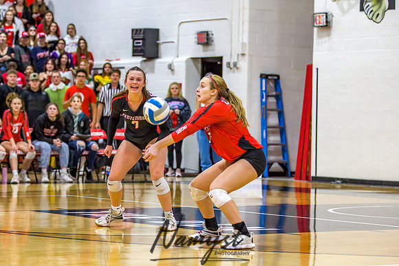 Centennial vs Cambridge Isanti Girls Varsity Volleyball 042