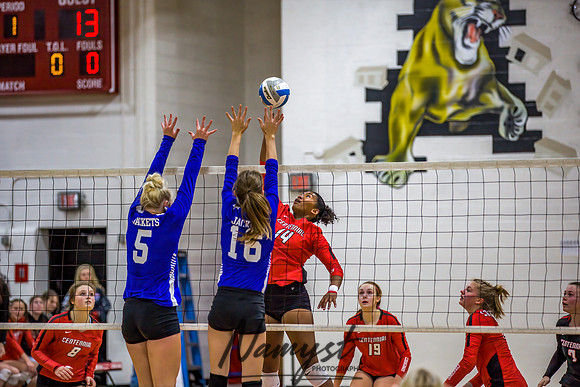 Centennial vs Cambridge Isanti Girls Varsity Volleyball 071