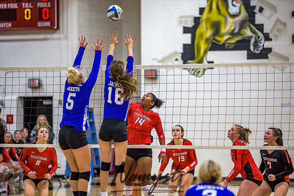 Centennial vs Cambridge Isanti Girls Varsity Volleyball 072
