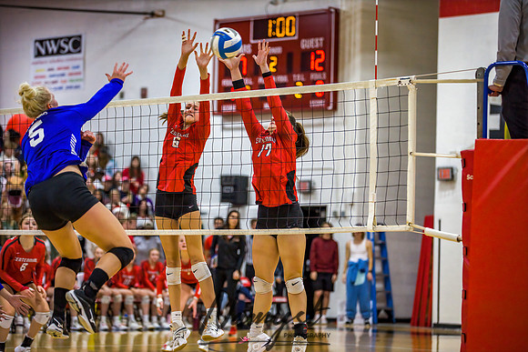 Centennial vs Cambridge Isanti Girls Varsity Volleyball 101