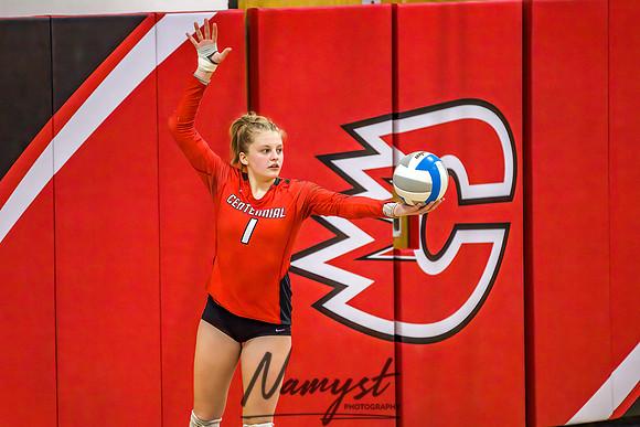 Centennial vs Cambridge Isanti Girls Varsity Volleyball 117