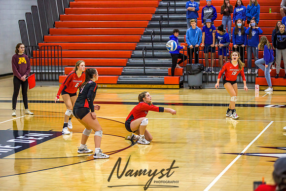 Centennial vs Cambridge Isanti Girls Varsity Volleyball 116