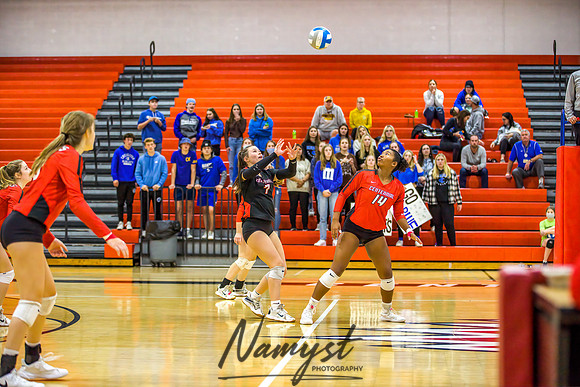 Centennial vs Cambridge Isanti Girls Varsity Volleyball 125