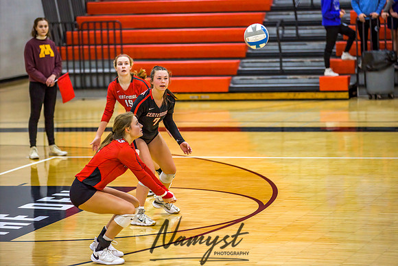 Centennial vs Cambridge Isanti Girls Varsity Volleyball 130