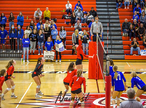 Centennial vs Cambridge Isanti Girls Varsity Volleyball 136