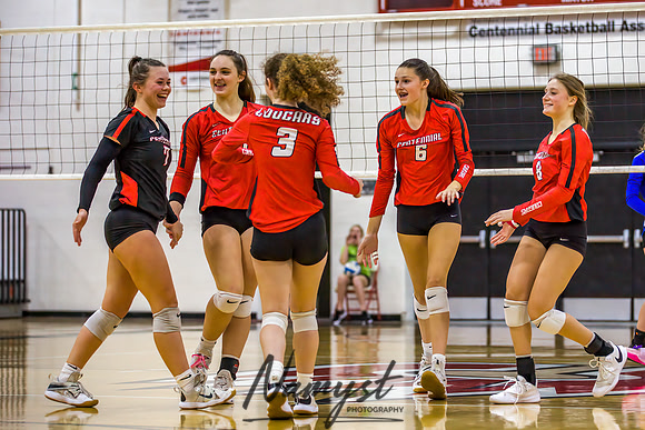 Centennial vs Cambridge Isanti Girls Varsity Volleyball 161