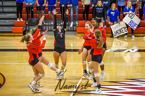 Centennial vs Cambridge Isanti Girls Varsity Volleyball 157