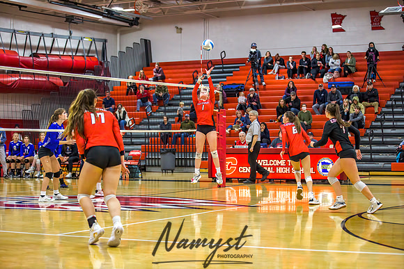 Centennial vs Cambridge Isanti Girls Varsity Volleyball 179