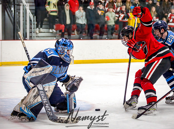Centennial vs Blaine Varsity Hockey 441