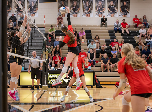 Centennial vs Andover Girls Varsity Volleyball 67