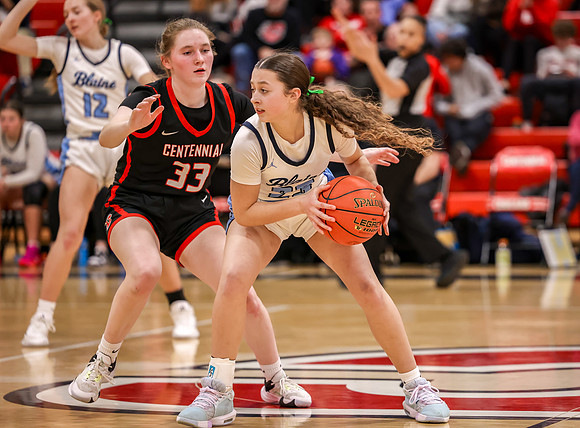 Centennial vs Blaine Girls Varsity Basketball 295