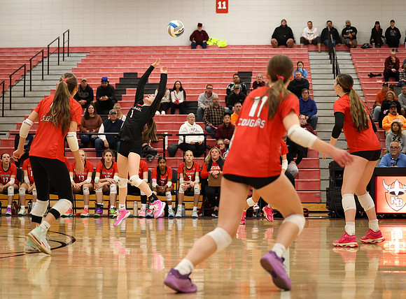 Centennial vs Anoka Girls Varsity Volleyball 108