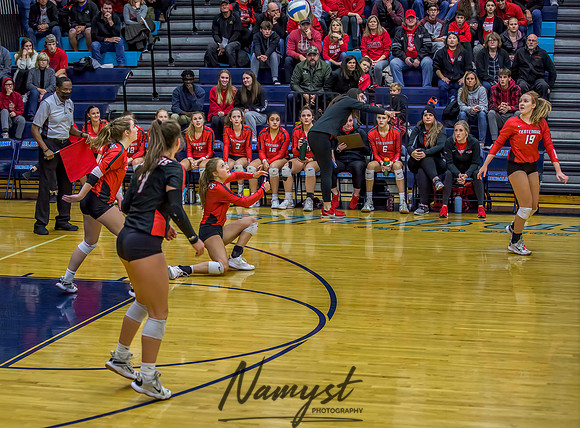 Centennial at Blaine Volleyball Game 050