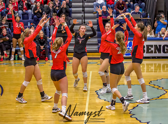 Centennial at Blaine Volleyball Game 079