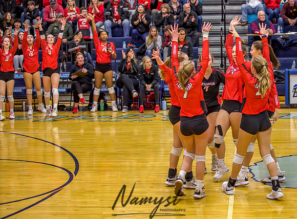 Centennial at Blaine Volleyball Game 081