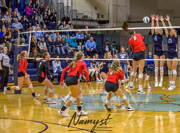 Centennial at Blaine Volleyball Game 099
