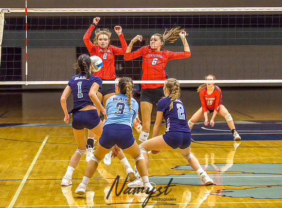 Centennial at Blaine Volleyball Game 139