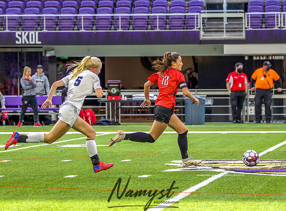 Centennial vs Rosemount Gilrs Soccer Semifinal Game 125