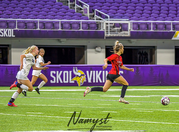 Centennial vs Rosemount Gilrs Soccer Semifinal Game 128