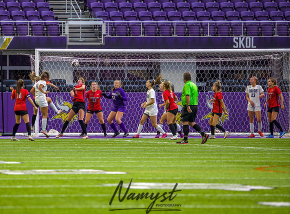 Centennial vs Rosemount Gilrs Soccer Semifinal Game 199