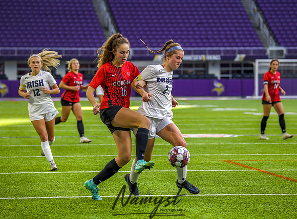 Centennial vs Rosemount Gilrs Soccer Semifinal Game 208