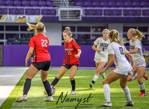 Centennial vs Rosemount Gilrs Soccer Semifinal Game 214