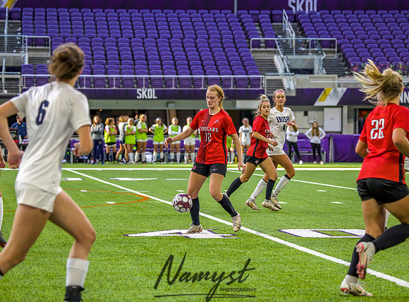 Centennial vs Rosemount Gilrs Soccer Semifinal Game 281