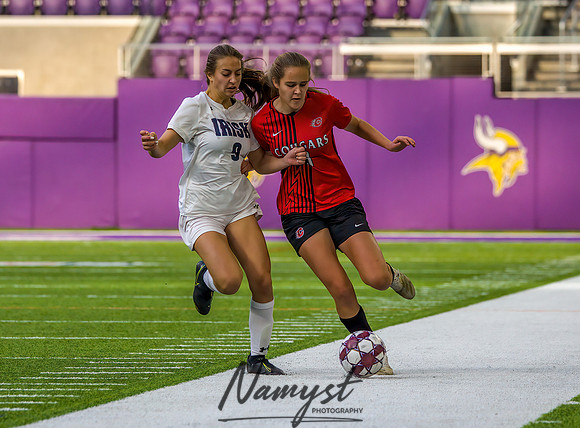 Centennial vs Rosemount Gilrs Soccer Semifinal Game 350
