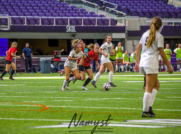 Centennial vs Rosemount Gilrs Soccer Semifinal Game 386