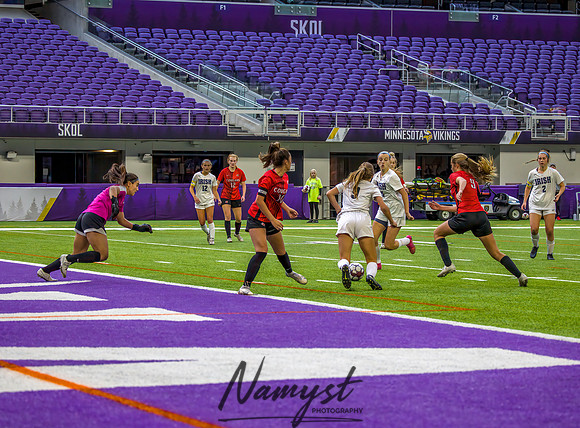 Centennial vs Rosemount Gilrs Soccer Semifinal Game 413