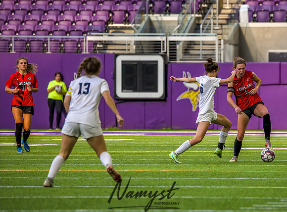 Centennial vs Rosemount Gilrs Soccer Semifinal Game 442