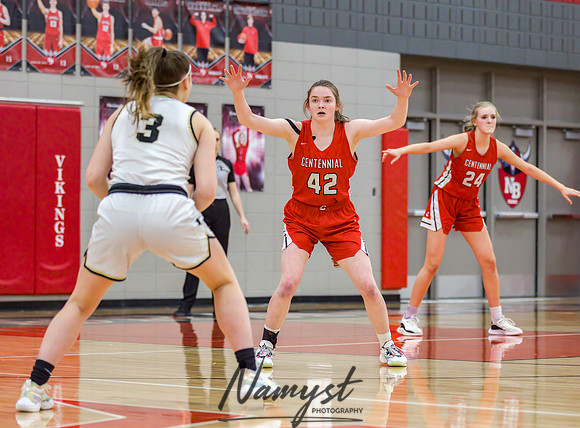 Centennial vs Andover Girls Varsity Basketball 069