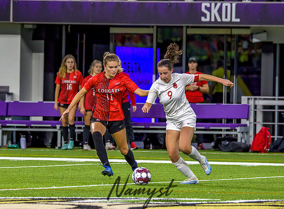 Centennial vs Stillwater Girls Varsity Soccer Game 105