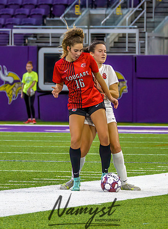 Centennial vs Stillwater Girls Varsity Soccer Game 206
