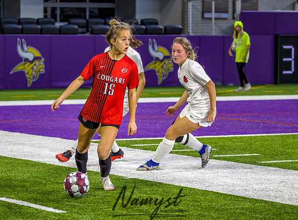 Centennial vs Stillwater Girls Varsity Soccer Game 218