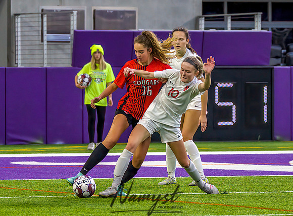 Centennial vs Stillwater Girls Varsity Soccer Game 280