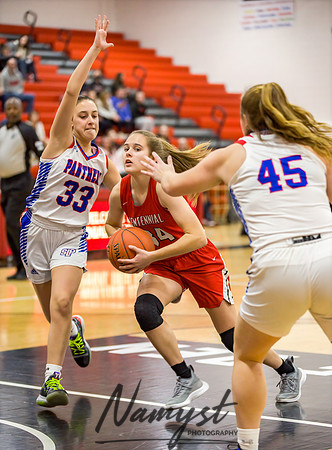 Centennial vs Spring Lake Park Girls Varsity Basketball 021