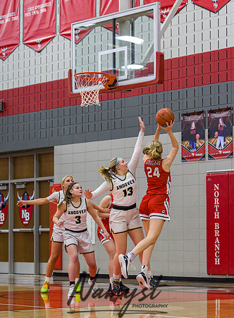 Centennial vs Andover Girls Varsity Basketball 074