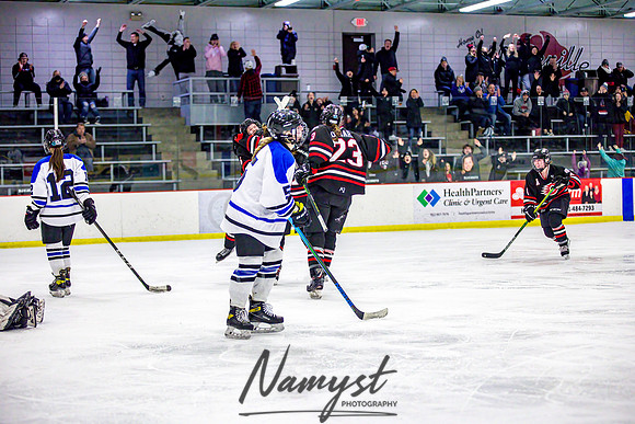Centennial-Spring Lake Park vs Rogers Girls Varsity Hockey 344